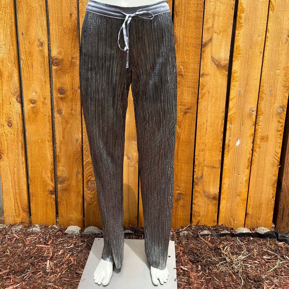 Victoria's Secret Metallic Silver Pajama Pants